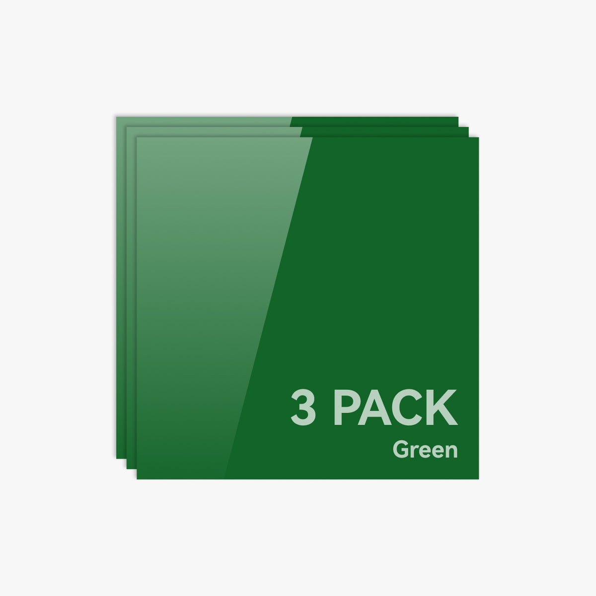 3mm Opaque Glossy Acrylic Sheet (3pcs)