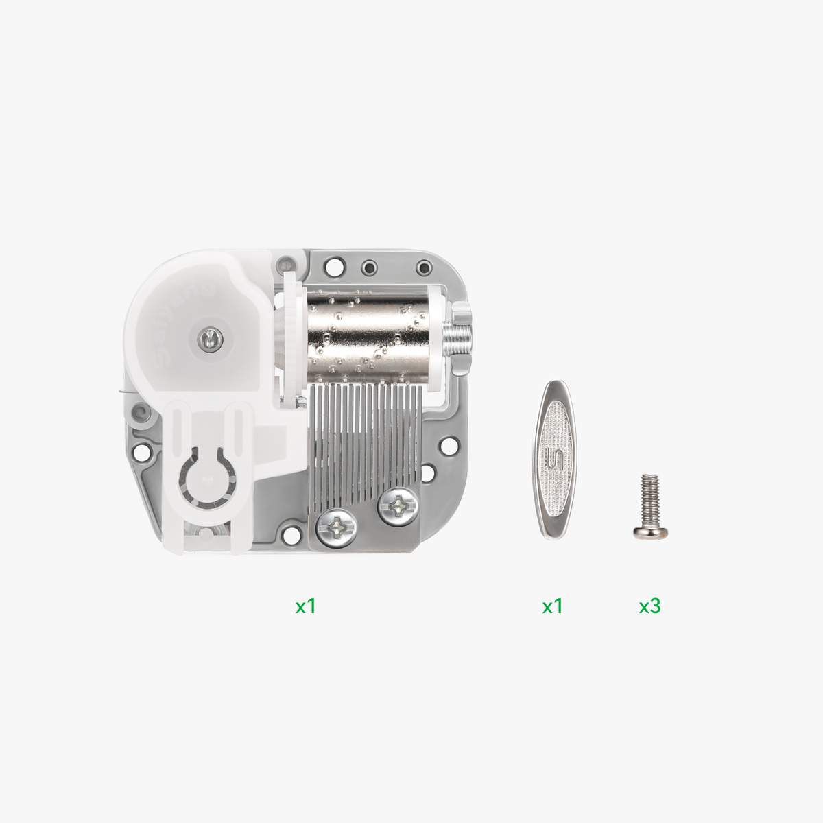 Piano Music Box Hand Winding Kit