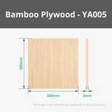 3mm Bamboo Board (6pcs)
