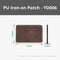 Rectangular PU Iron-on Patch (10pcs)