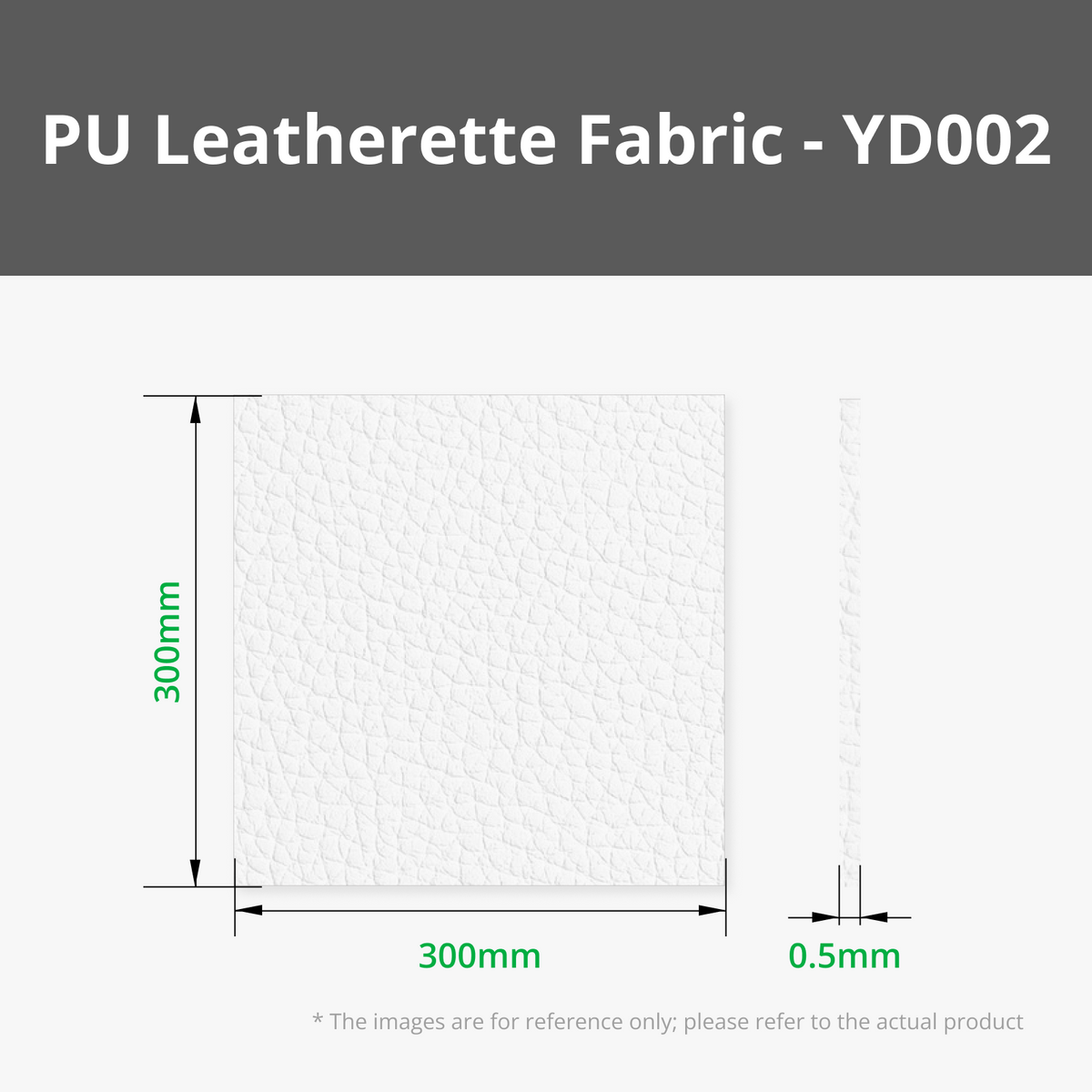 Pebbled PU Leatherette Fabric (5pcs)
